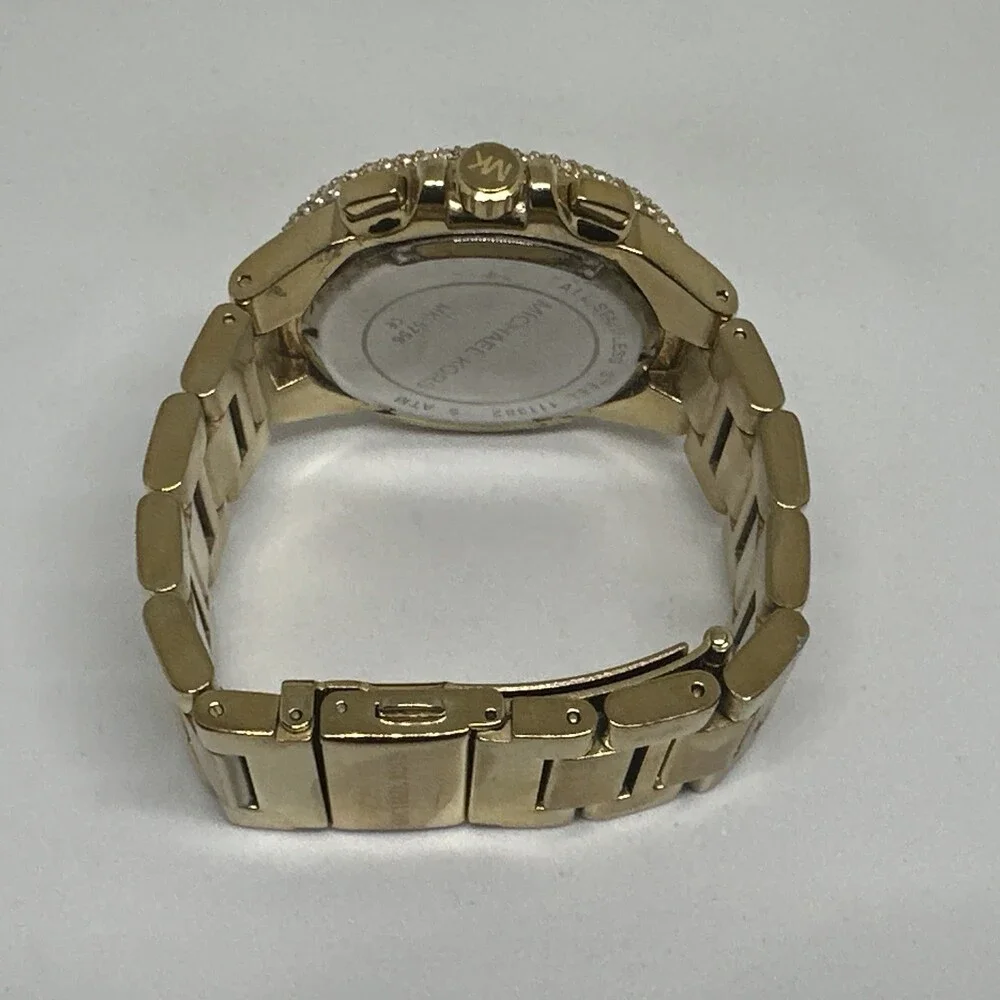 Michael Kors Bradshaw MK5756 Women Gold Stainless Steel Analog Dial Watch HME596
